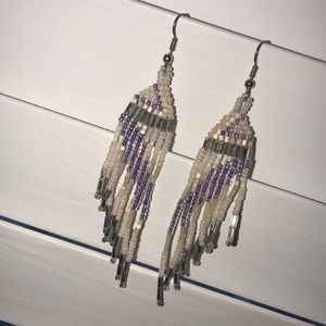Vintage Hand beaded Earrings